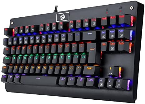 Teclado Mecânico Redragon Dark Avenger Preto Iluminação Rainbow Switch Marrom K568R - imagem 2
