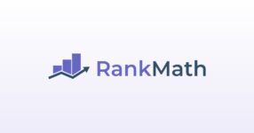 Logo Rank Math SEO — review completo de plugin de SEO para WordPress em Reviews Tec